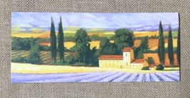 Vtg James Wiens Lavender Skies Art In Motion Blank Note Card w Kraft Env... - $7.92