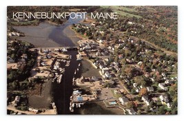 Aerial View Kennebunk River Low Tide Kennebunkport Maine UNP Chrome Postcard P6 - £3.66 GBP