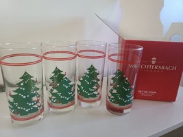 Waechtersbach Christmas Tree Hiball Tall Tumblers Glasses Set Of 4 - £19.40 GBP