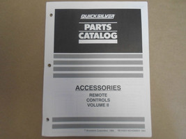 1994 Quciksilver Parts Catalog Accessories Remote Controls Volume II 90-42000-95 - £15.94 GBP