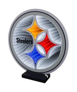 Pittsburgh Steelers NFL 3D LED Infinity Logo Light 13.5&quot; H - $1,527.46 MXN