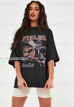 Justin Fields Shirt American Football MVP Player Champion Superbowl Gift... - $15.00+