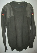 Vintage WEST GERMAN MILITARY Army Commando Green Sweater Pullover Sz 52 - £48.07 GBP