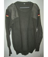 Vintage WEST GERMAN MILITARY Army Commando Green Sweater Pullover Sz 52 - $1,139.97 MXN