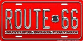 Route 66 Mother Road Edition Novelty License Plate 6&quot; x 12&quot; - £7.05 GBP