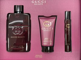 Gucci Guilty Absolute Pour Femme Perfume 3.0 Oz Eau De Parfum Spray 3 Pcs Set image 6