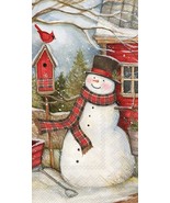 Boston International Christmas Hand Towels Paper Guest Towels Disposable... - £12.78 GBP