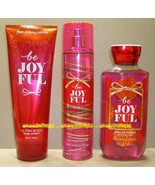 Be Joyful Bath Body Works Fragrance Mist Body Cream Shower Gel Full Size - £36.68 GBP