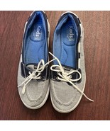 Womens Keds Blue and White Slip On  Sneakers Shoes US Size 8 - $15.78