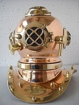 NauticalMart Vintage Sea Nautical US Navy Brass Divers Helmet - $4,885.32 MXN