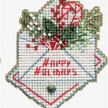 Winter Magic Beaded Cross Stitch Ornament Kit - Create Festive Holiday Wishes wi - £27.54 GBP