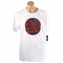 allbrand365 designer Mens AJ XIII Hologram T-Shirt, White/Black/Red Size Medium - £49.44 GBP