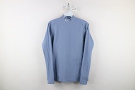 Vintage Under Armour Womens XL Compression ColdGear Mock Neck T-Shirt Light Blue - £31.12 GBP