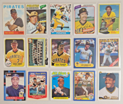 Pittsburgh Pirates Lot of 15 MLB Baseball 1960&#39;s,70&#39;s,80&#39;s,90&#39;s Andy Van Slyke - £11.96 GBP