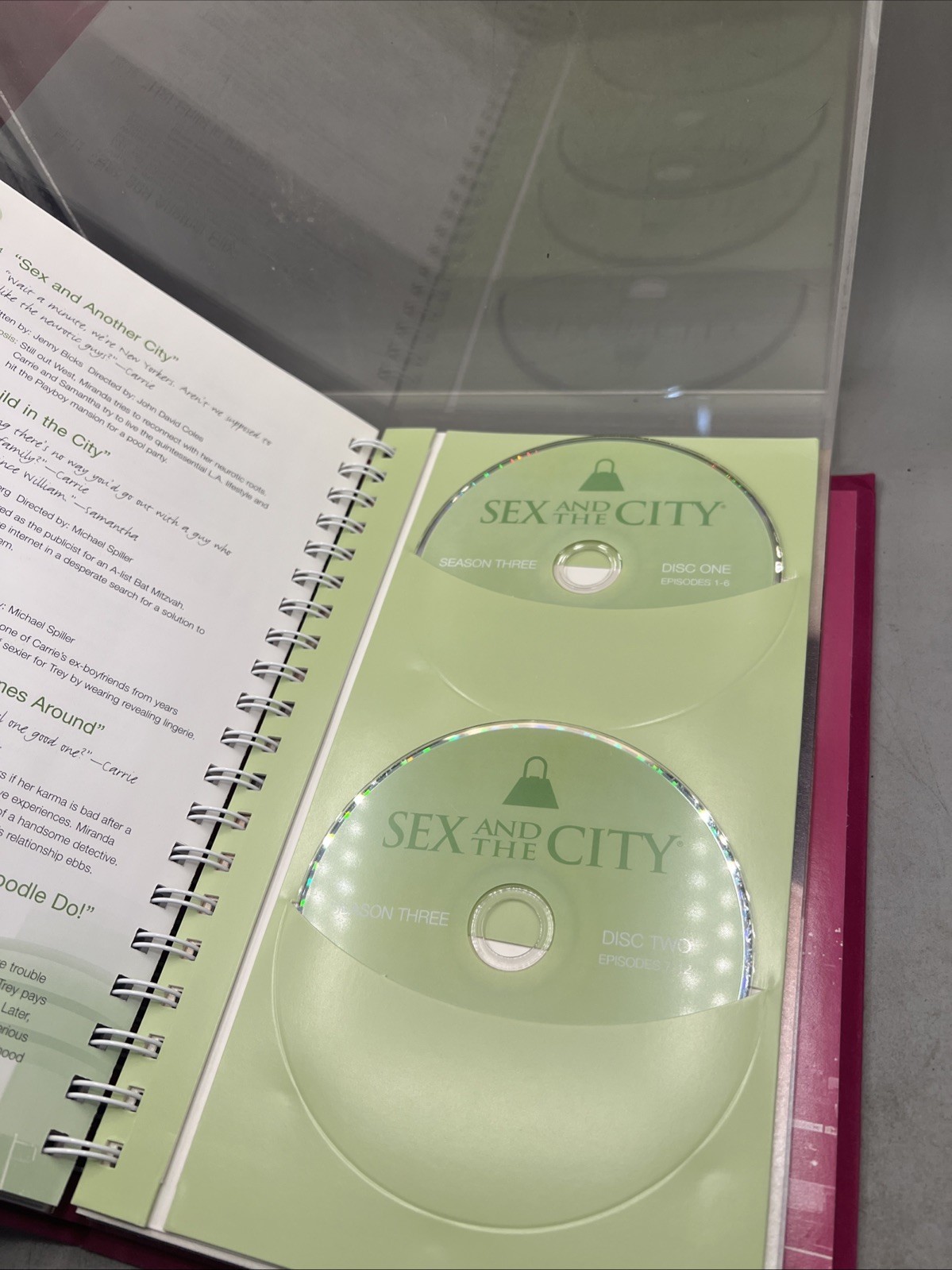 Sex And The City Complete Series (DVD Velvet Case Plexiglass Slipcover)Pre-Owned Item image 12