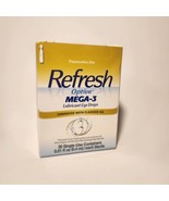 Refresh Optive Mega-3 Lubricant Eye Drops (30 Single-Use Vials) Exp3/25  - £12.63 GBP