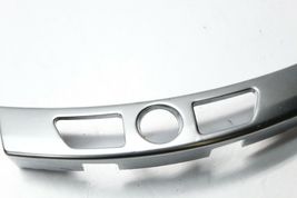 2009-2015 BMW 750I 750Li F01 FRONT CENTER CONSOLE SILVER TRIM BEZEL P8248 image 3