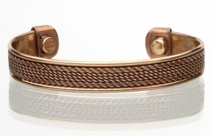 PURE COPPER MAGNETIC BRACELET mens womens STYLE#F  jewelry health magnet... - $6.60