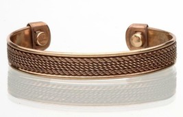 PURE COPPER MAGNETIC BRACELET mens womens STYLE#F  jewelry health magnet... - £5.27 GBP