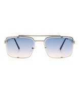 Men&#39;s Navigator Sunglasses Square Rectangular Metal Frame UV400 - £12.74 GBP