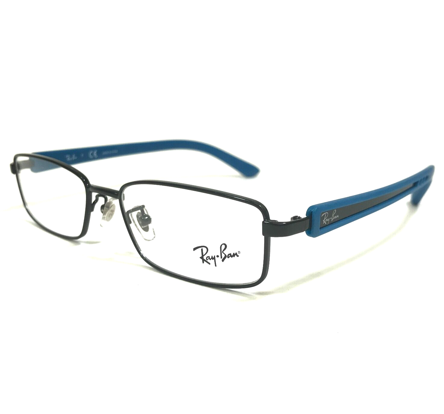 Primary image for Ray-Ban Eyeglasses Frames RB6217F 2509 Polished Black Rubberized Blue 52-17-140