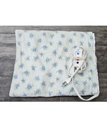 Vintage Northern Century Automatic Electric Heating Pad Floral 3 Heat We... - $23.71
