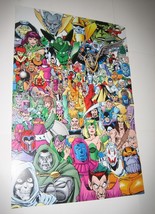 Avengers Poster #200 George Perez Thanos Kang Ultron Loki Doctor Doom Magneto - £31.89 GBP
