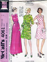 Vintage 1974 Misses' DRESS Pattern 4061-m Size 14 - UNCUT - $12.00