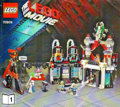 Instruction Book Only For LEGO Lord Business&#39; Evil Lair 70809 - £5.11 GBP