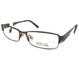 Kenneth Cole Eyeglasses Frames KC711 col.049 Brown Rectangular 53-15-140 - £36.76 GBP