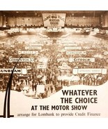 1957 London Motor Show Lombank Import Advertisement Autocar Automobilia ... - €34,69 EUR