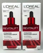 L&#39;Oreal Revitalift Anti-Wrinkle Hydrating Smoothing Serum 1 Oz 30 ml 2 Pack New - £7.94 GBP