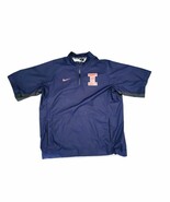 Nike Storm Fit Illinoi Fighting illini Sz XL Pullover Jacket Short Sleev... - $720.09 MXN