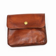  Leather Wallet For Men Women Vintage Handmade Short Small Men&#39;s Purse Card Hold - £61.39 GBP