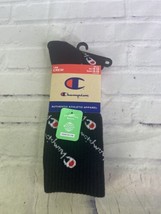 Champion All Over Print Logo Athletic Crew Socks 1 Pair Unisex Shoe Size... - $9.00