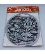 Adult Reusable Face Mask - 2 Ply Cotton - One Size - Snake Skin - £6.03 GBP