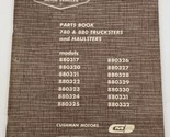 Cushman 780 &amp; 880 Truckster &amp; Haulster Parts Catalog Book Manual OEM Ori... - $28.45