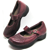 Womens Dansko Professional Burgundy Mary Jane Strap Clogs Work Shoes 38 ... - £28.01 GBP