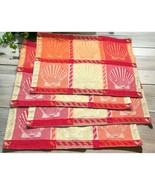 Sea Shells Placemats Tapestry Fabric Set of 4 Beach Summer Ocean Nautical - £15.70 GBP