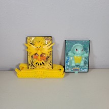 Pokemon The Movie 2000 Squirtle and Zapdos Power Card Burger King Kids Meal Toy - £8.34 GBP