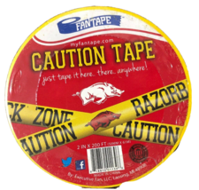 Arkansas Razorbacks &quot;Caution Tape Fan Tape - £11.89 GBP