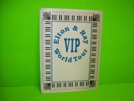 Elton John Back Stage Pass VIP Otto Original 1995 Concert Tour Pop Rock Icon - $20.86