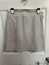 Rip Skirt Hawaii True Wrap Skirt Size M Paia Length 2 Dot Dot Gray White - $28.04