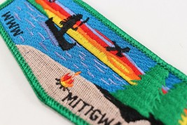 Vintage Lodge 450 Mitigwa Green Border OA Order Arrow WWW Boy Scouts Flap Patch - £9.15 GBP