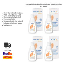 Lactacyd Classic Feminine Intimate Care Washing Lotion for Normal Skin 4 x 200ml - £48.94 GBP