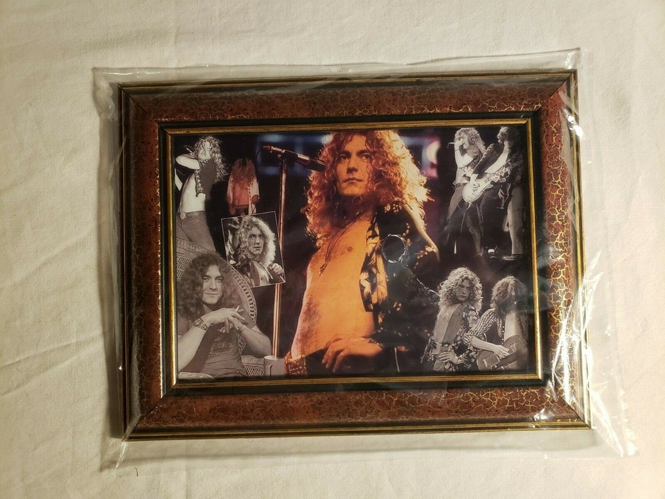 CLASSIC COLLECTIBLE FRAMED JIMMY PAGE LED ZEPPELIN IN VINTAGE FRAME - $30.59