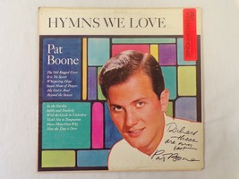 Pat Boone Hymns We Love Signed Vinyl Record Album JSA  - £62.29 GBP