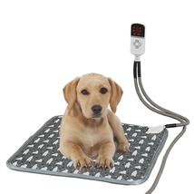 Pet Heating Pad Waterproof Electric Heating Mat Adjustable Dog Cat Heated Bed - £34.32 GBP