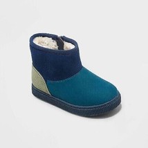 Cat and Jack Toddler Boys Arlo Colorblock Zipper Winter Boots Size 9  (P) - $27.10