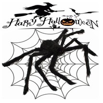 Halloween Ghost Festival Supplies Bar Decoration Props Plush Spider Haunted Hous - £42.31 GBP
